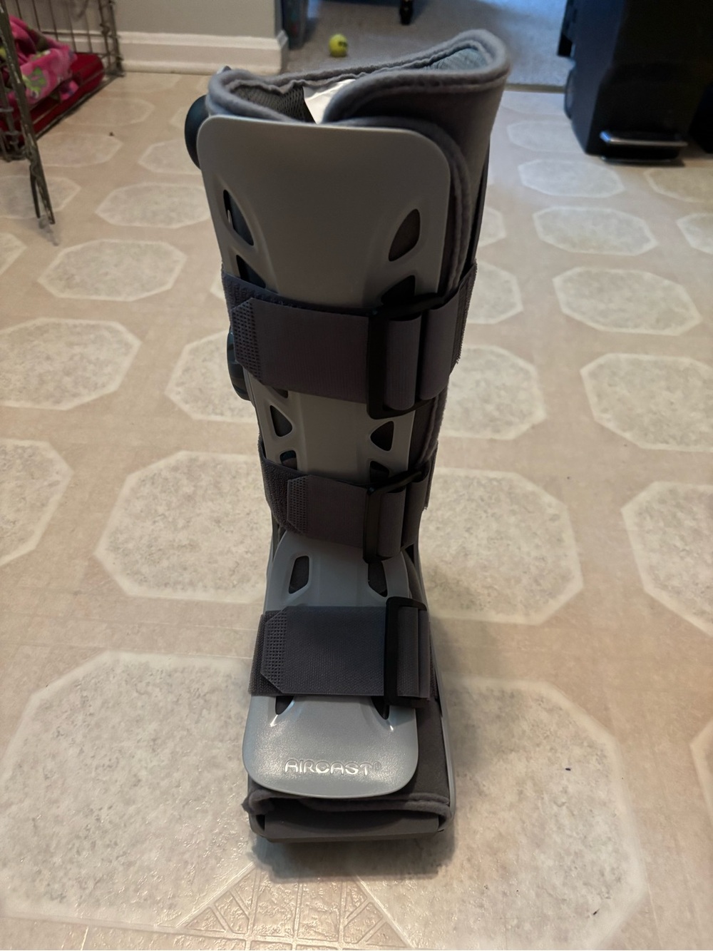 Grey Medical Walking Boot - Supportive Ankle and Foot Brace